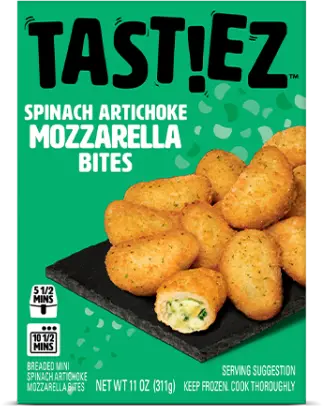 Spinach Artichoke Mozzarella Bites